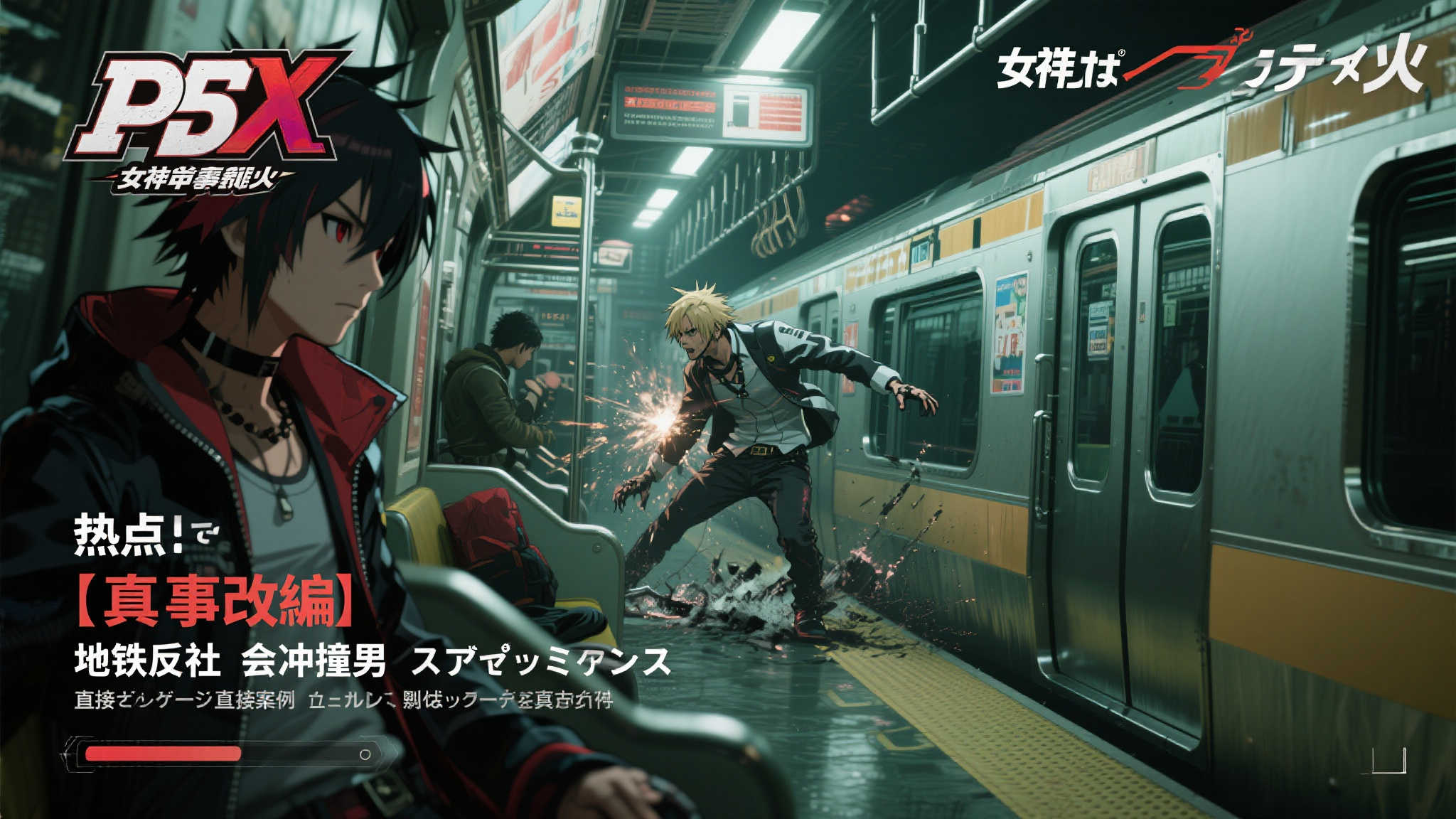 《P5X》地铁事故内核揭露：灵感取材于日本真实社会事件