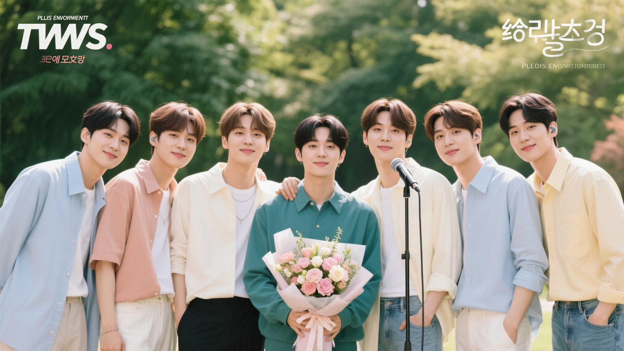 《给丑女送花束》片头曲由韩国男团TWS倾情献唱