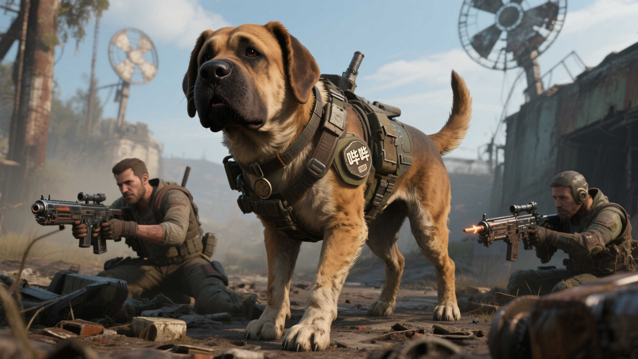 游戏世界奇妙生物：汪星巨兽与喵系萌宠