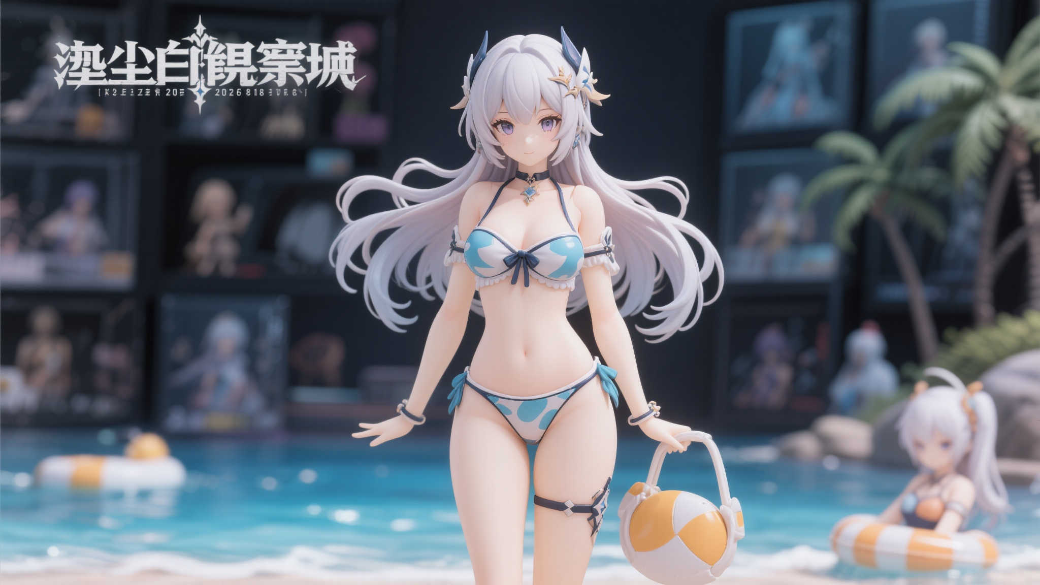 《尘白禁域》凯茜亚夏日泳装尽显魅力，预计2026年8月上市