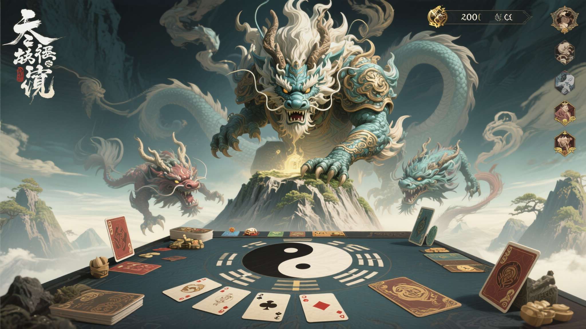 掌控阴阳挑战圣山！《生肖山Zodiac Mountain》登陆Steam牌组构建游戏节