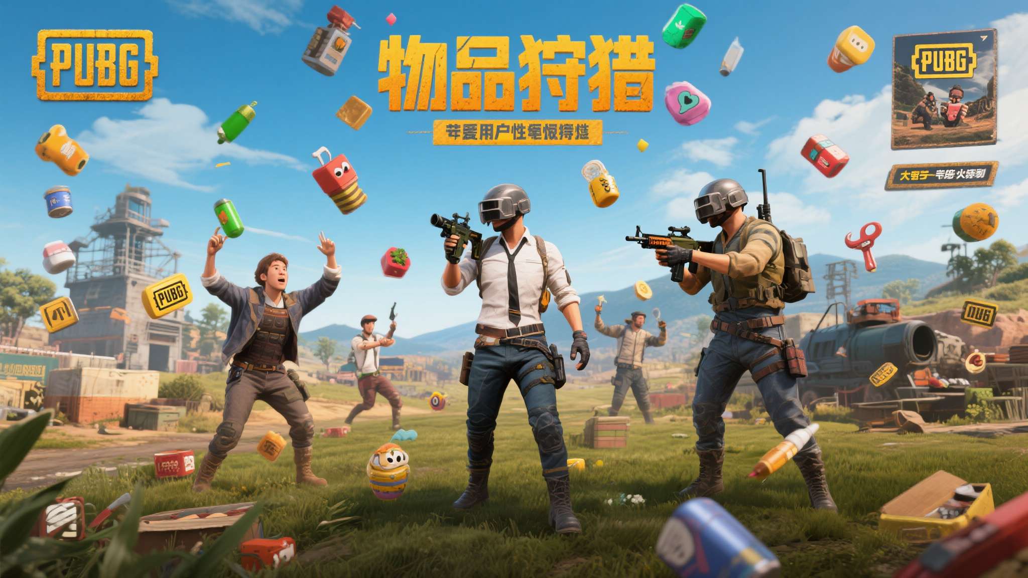 《pubg》发布愚人节特别躲猫猫模式＼＂物品狩猎＼＂分析